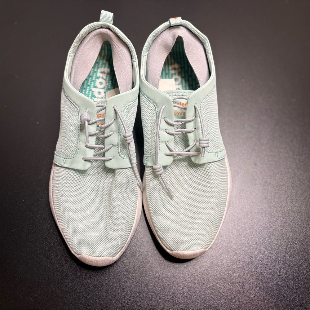 Tropicfeel Monsoon Women’s Slip On Low Top Mint Green Sneaker Shoes Sneakers - Picture 2 of 11